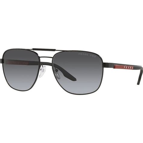 Prada Linea Rossa Ps53xs Matte Black/Grey Grad 